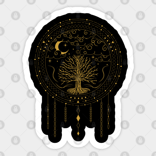 Tree Of Life Pagan Symbol Tree Of Life Sticker TeePublic